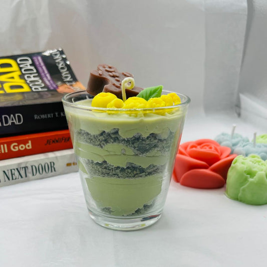Matcha Ice Cream Glass Candle